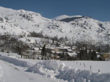 Hiver 2005  Appy, Haute Ariege montagnes pyrenees : sortez les raquettes et les skis